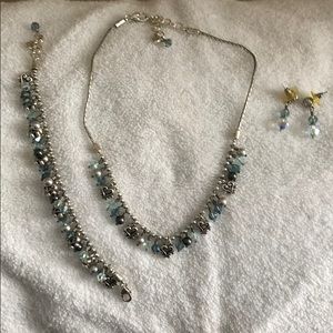 Blue, Gray, and White Brighton Set